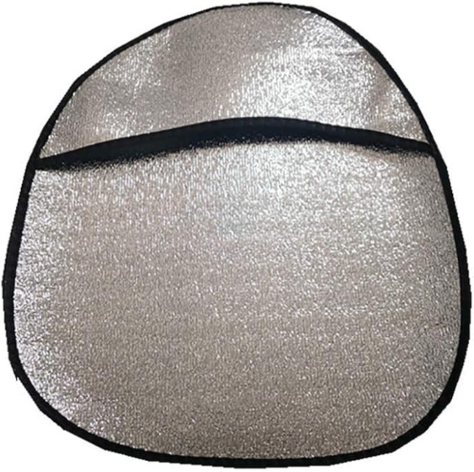 Universal Car Steering Wheel Sun Shade Cover, Heat-Resist Aluminum Foil Steering Wheel Cover for Most of Car SUV Truck Van,17.32x19.68inch/44x50cm,Pack of 1
