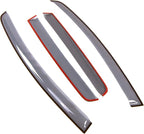 Car Window Rain Guard | Outside Mount Visors Auto Side Window Deflectors | Windows Visor Rain Shields Compatible with 2015-2016 Honda Fit | 4 Pcs Set, LGWV2-799, Light Tinted