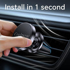 【2-PACK】Car vent Magnetic Phone Mount[ Easily Install ] Reusable Magnetic phone holder for car vent air[ Strong Magnet ] [ 360° Rotation ] Fit for iPhone 17 Pro Max 16 15 Samsung & All cell phone