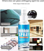 Anti Fogging Spray Antifog Glasses Cleaner Car Windshield Glass Treatment 100ml for Safe Driving Clear View Mirrors Windows Helmets Goggles
