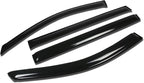 Rain Guards Tape-On Compatible with 2005-2010 Toyota Sienna, Acrylic Window Visor Deflector