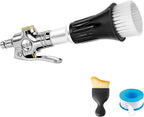 Mini Tornado Air Blow Gun with Detachable Brush Car Cleaning Kit | Vortex Cleaning Gun Trumpet Head High Pressure Dryer Blow Gun Pneumatic Interior Cleaning Tool with Tornado Airflow