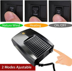 12Volt Car Heater, 150W Windshield Defroster Defogger, Quick Heating, Compatible with All 12V Vehicles including Cars, Trucks, RVs, and Boats (Cigarette Lighter Plug)