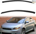 2pcs Out-Channel Smoke Tint Rain Guard Compatible with Compatible with 2005-2010 Scion tC Vent Deflector Window Visors Car Accessories