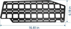 Sun Visor Organizer Compatible with 2018-2026 Wrangler JL & 2020-2026 Gladiator JT, Tactical Rigid Molle Panel Sun Visor Storage, Tactical Gear Rack