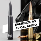Bullet Antenna Chevy Silverado & GMC Sierra Trucks - 50 Cal Accessories - Anti Theft - Carwash Safe - Short Replacement Antenna for Truck (SmartLock)