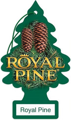 Car Air Freshener | Hanging Paper Tree for Home or Car | Royal Pine | 3 Pack
