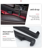2PCS Car Seat Gap Filler - Car Seat Gap Filler Organizer for Holding Phone,Key,Purse - Universal Car Gap Filler Fits CCar Truck SUV Car Interior Accessories (Burgundy/2PCS)…
