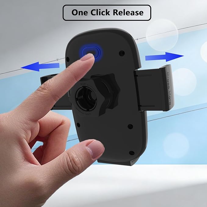Car Phone Holder, [Ultra Strong Suction Cup] 360°Adjustable Phone Mount for Universal Car Windshield Compatible with iPhone 17 Pro Max and More Smartphones (24PCS)