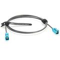 Original Rosenberger 59Z113-000-Z FAKRA Z Female to Female RF Coaxial Cable 50 Ohm Vehicle Car GPS Antenna Extension Cable for ADAS, FPD-Link GMSL2 Camera, Satellite Radio, Infotainment (0.5M/1.64FT)