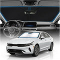 for KIA K5 Sun Shade Windshield Cover - Custom Fit K5 Accessories 2021-2025 2026 Sunshade Foldable UV Protection & Heat Shield Sun Visor Accessories