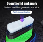 3PCS Car Window Oil Film Cleaning Brush, 2026 Upgrade 2.0 Clear View Glass Cleaner, Auto Glass Oil Film Remover, Anti-Rain & Anti-Fog Protection for Safe Driving, Complete Kit with Brush & Towel