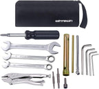Compact Tool Kit for Roadside Service,Sports Bike,Motorcycle Repair Tool Kit for Japanese Motorcycle, ATV,UTV,Sports Bike,Gift for Father Husband Christmas Birthday