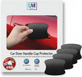 4 Pack Door Paint Protection Film, Car Door Handle Cup, Scotch Guard, PPF Precut, Universal Fit Cars, PPF, Door Protector, Clear Self-Healing Anti Scratch (Carbon Fiber/4 Pcs)