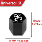 4pcs Tire Valve Stem Caps, Compatible with Coqui Puerto Rico Frog Taino Stem Cap Universal Car Air Cover Car Accessories for Cars, SUV, Truck, Motorcycles