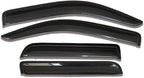 Tape on Window Visors rain Guards Vent Deflectors Rain Guards Compatible with 2009-2014 Ford F-150 SuperCrew (Crew) Cab, Side Window Deflector Vent Rain Guard Sun Shade Truck Accessories 4PCS 94155