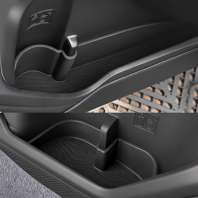 Car Door Organizer Tray for Forester 2025 2026 Accessories Front & Rear Door Pocket Inner Organizer Trays TPE for Forester Accessories 4PCS