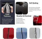 3 Door Edge Guard Paint Protection Film, Car Door Scotch Guard, PPF Precut, Universal Fit Cars, PPF, Door Protector, Clear Self-Healing Anti Scratch Guard