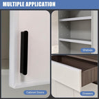 Clear Rubber Edge Trim, Self-Adhesive Cabinet Door Edge Guard, Size 3/4"(19mm), Fit 18-20mm, Flexible U Shaped Edge Banding, Peel and Stick U Shaped Baby Proof Protector for Plywood, Furniture, 10Ft