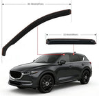 Window Rain Guards for Mazda CX-5 2017 2018 2019 2020 2021 2022 2023 2024 2025 Window Deflectors, Vent Window Visors-4 Pieces