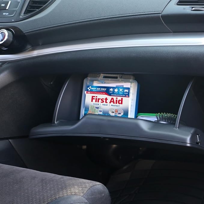 91249 On-The-Go All-Purpose Emergency First Aid Kit for Car, Travel, Home and Business, 105 Pieces