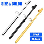 10-Pack Dual Head Tire Pressure Gauge 10-150 PSI (Gold) | Heavy Duty Air Pressure Gauge with Stainless Steel Body, Metal Nozzle & Durable Plated Brass – for Cars, Trucks, Bikes, RVs