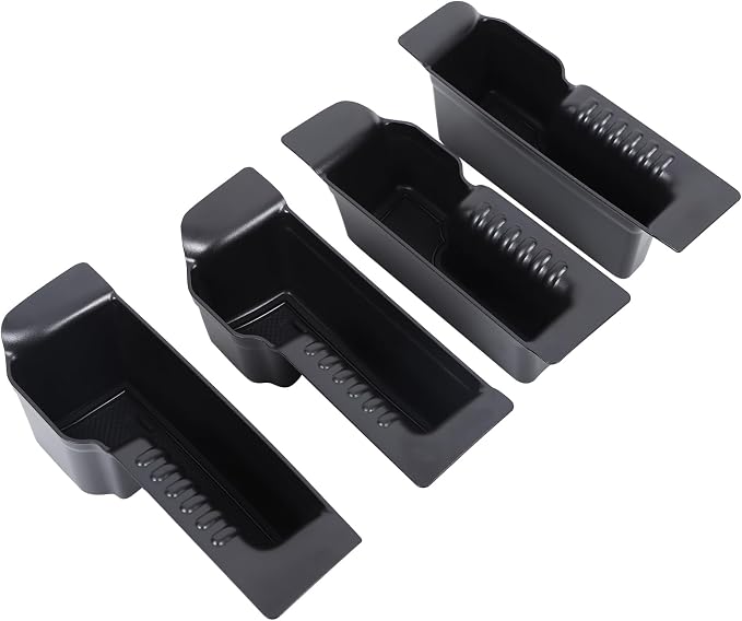 Car Door Handle Storage Organizer Compatible with Ford Maverick 2022-2025 2026, Front Rear Door Handle Armrest Insert Tray Glove Pallet Box Side Door Storage Box TPE Interior Accessories