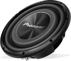 A-Series TS-A3000LS4 12” Subwoofer – 1500W Max, Shallow-Mount Design, Deep Bass in Tight Spaces, Compact, Slim, Truck/Car Subwoofer