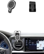 PZK Car Phone Holder for Toyota Tacoma 2016-2023 Accessories Custom Vent | Magnetic 15W Fast Wireless Charger Phone Mount for 3rd Gen Tacoma with Magsafe Fixed Clip Hands Free 360° Rotation Cradle