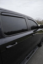 2019-2026 in-Channel Rain Guards for Dodge Ram 1500 Side Window Visor Deflectors Crew Cab Only Tinted Vent Shade Protectors 2020 2021 2022 2023 2024 2025