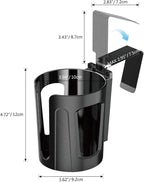 Large Car Door Cup Holder, Vehicle Armrest Cup Holder, Drink Holder for Truck