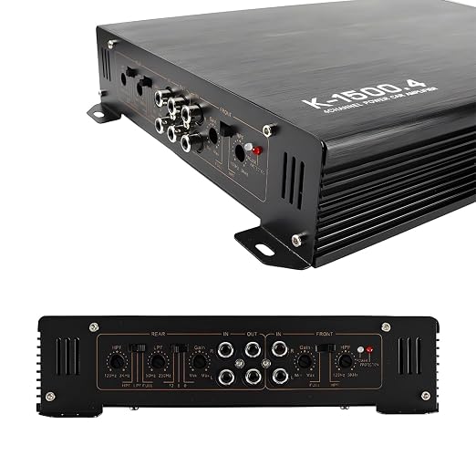 Car Power Amplifier 4-Channel Amplifier Stereo Audio Amp 12V (4 Channel - 13 inch)