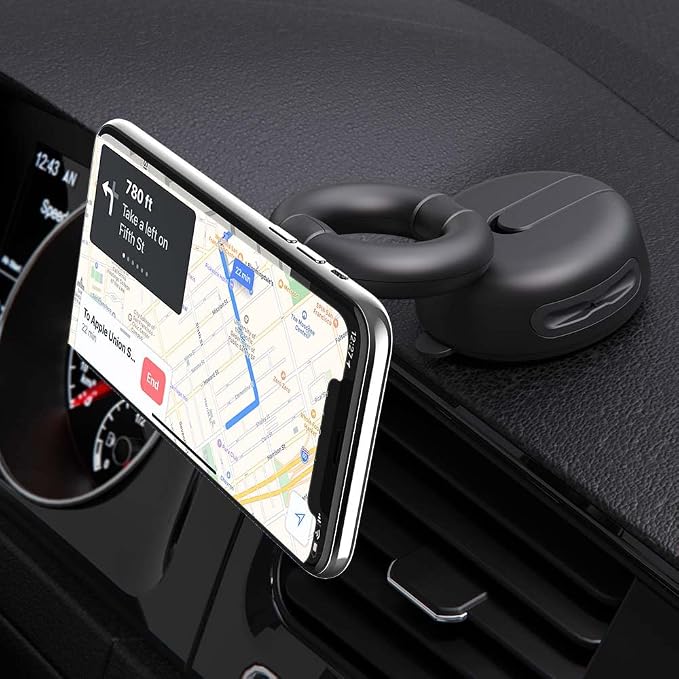 Car Phone Mount, Vent Mount - White