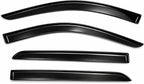 2018-2023 Tape-On Rain Guards for Chevrolet Chevy Traverse Side Window Visor Deflectors LS LT RS Premier True North High Country Durable Tinted Shades 2019 2020 2021 2022