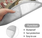 American Flag Bass Fishing Steering Wheel Cover Sun Shade Auto Interior Protector Car Steering Wheel Cover,Heat Reflector Fit Most Jumbo Standard Car