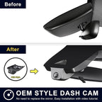 mangoal 4K Dash Cam for Toyota Corolla & Hybrid 2020 2021 2022 (Model B) | LE XLE XSE SE,Corolla Hatchback 2019-2022 Gen12 E210, Integrated OEM Look, App & WiFi, GPS, 64GB Card