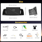 4+64GB Android 15 Car Stereo for Toyota Corolla EX 2005-2012 Wireless Carplay Android Auto, 9 Inch Incell Touch Screen Car Stereo with GPS, Backup Camera, Bluetooth, FM/RDS, EQ, WiFi, SWC