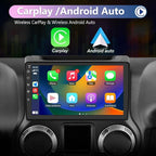Car Radio for Jeep Patriot Compass 2010 2011 2012 2013 2014 2015 2016, Android 13 Car Stereo with 10.1 Inch Touch Screen, 2GB+32GB, Wireless CarPlay & Android Auto