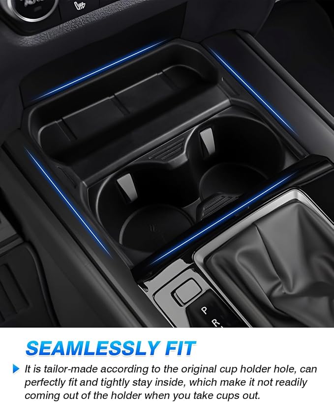 Center Console Cup Holder Insert for 2023 2024 2025 Mazda CX-50 CX50 Interior Accessories Water Cup Holder