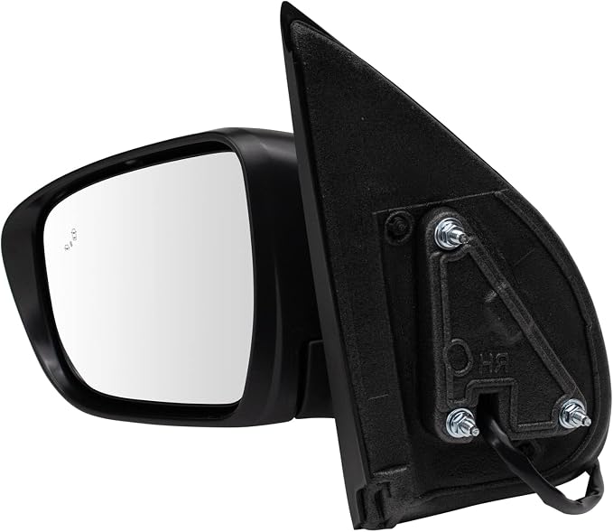 Driver & Passenger Side Power Mirror Set Smooth Black without Heat with Blind Spot Indicator Compatible with 2022-2023 Nissan Frontier NI1320338 NI1321338