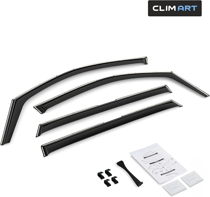 in-Channel Incredibly Durable Rain Guards for Kia Sorento 2021-2026, Original Window Deflectors, Vent Window Visors, Vent Deflector, 4 pcs. - 621428