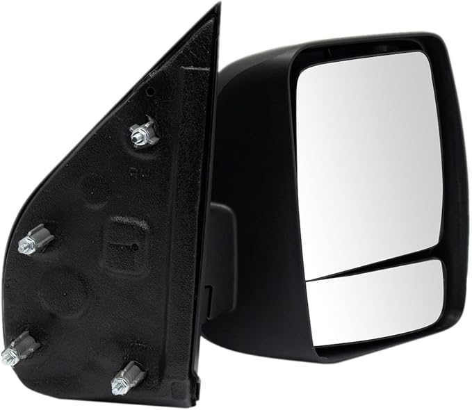 Passenger Side Mirror Assembly Manual Textured Black Compatible with 2012-2021 Nissan NV1500 S without Tow Package