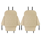 Seat Back Protector w/Dual Pockets,Guards Seats from Kicks & Scuffs | Keeps seat backs looking new for a long time. Easy to install and clean. 2-piece set, size: 30in × 18in × 0.2in