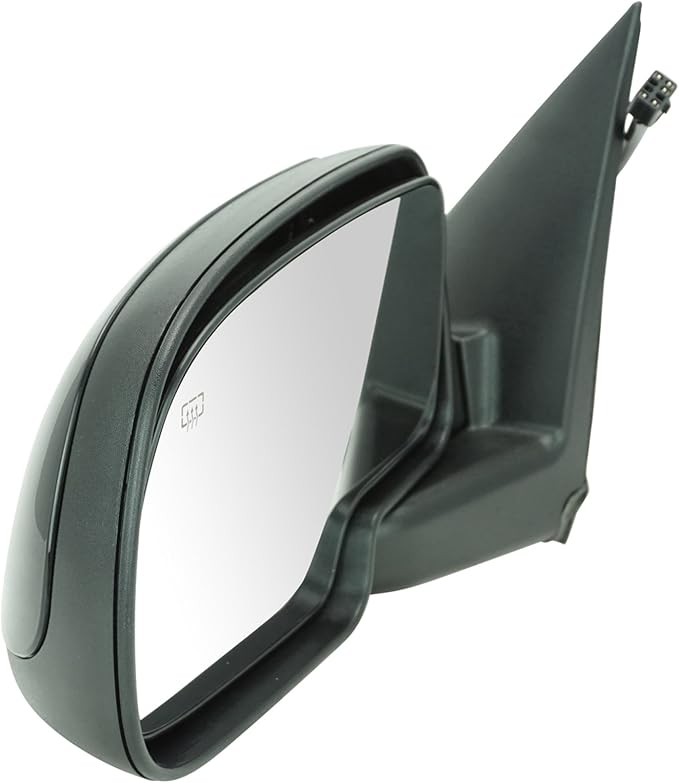 2 Piece Driver and Passenger Side Mirror Assembly Set Manual Folding Electric Adjustment Heated No Memory Black Compatible with 1999-2002 Chevrolet Silverado 1500 GMC Sierra 1500