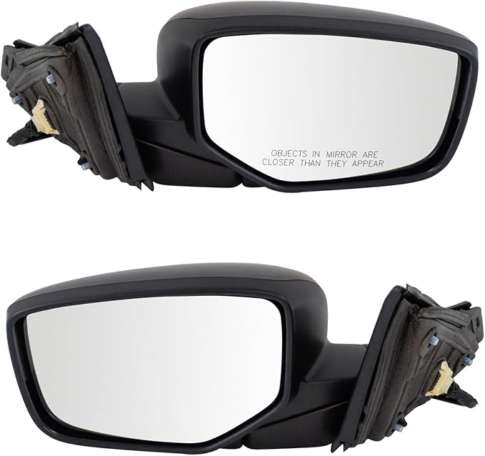 Driver & Passenger Side Power Mirror Set Paint to Match Manual Fold Compatible with 2013-2017 Honda Accord Coupe EX EX-L HO1320276 HO1321276