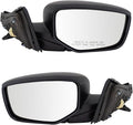 Driver & Passenger Side Power Mirror Set Paint to Match Manual Fold Compatible with 2013-2017 Honda Accord Coupe EX EX-L HO1320276 HO1321276