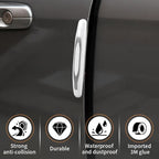 4PCS Car Door Edge Guards, Auto Side Door Protector Car Door Self Adhesive Anti-Collision Trim Strip, Universal Car Body Anti-Scratch Bumper Guard for Car SUV Truck (White)