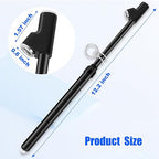 10-Pack Dual Head Tire Pressure Gauge 10-150 PSI (Black) | Heavy Duty Air Pressure Gauge with Stainless Steel Body, Metal Nozzle & Durable Plated Brass – for Cars, Trucks, Bikes, RVs