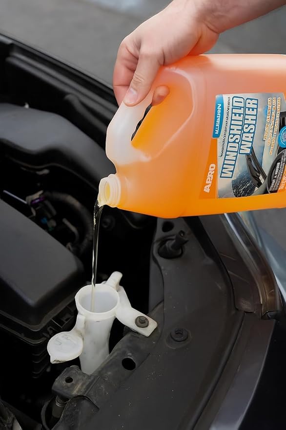 Car Windshield Washer Fluid: 1 Gallon, All Season/Weather Vehicle Window Cleaner | Streak-Free Clean | Bug and Tar Remover for Cars