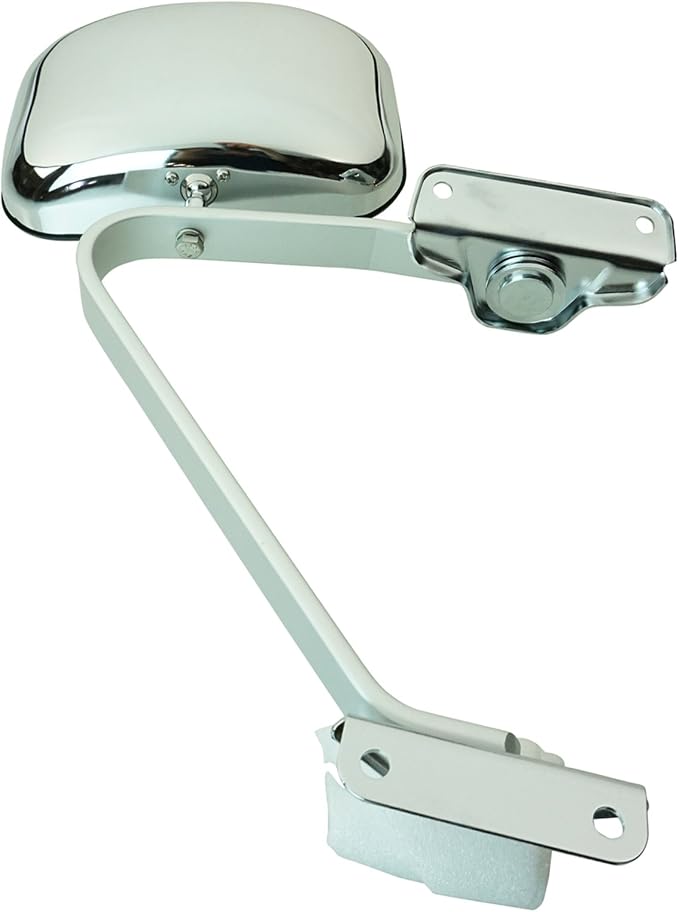 Mirror Set for 1987-1991 Ford Bronco 1987-1991 Ford F-150 | for 1987-1991 Ford Bronco 1987-1991 Ford F-150 Driver and Passenger Side with Chrome Housing Chrome